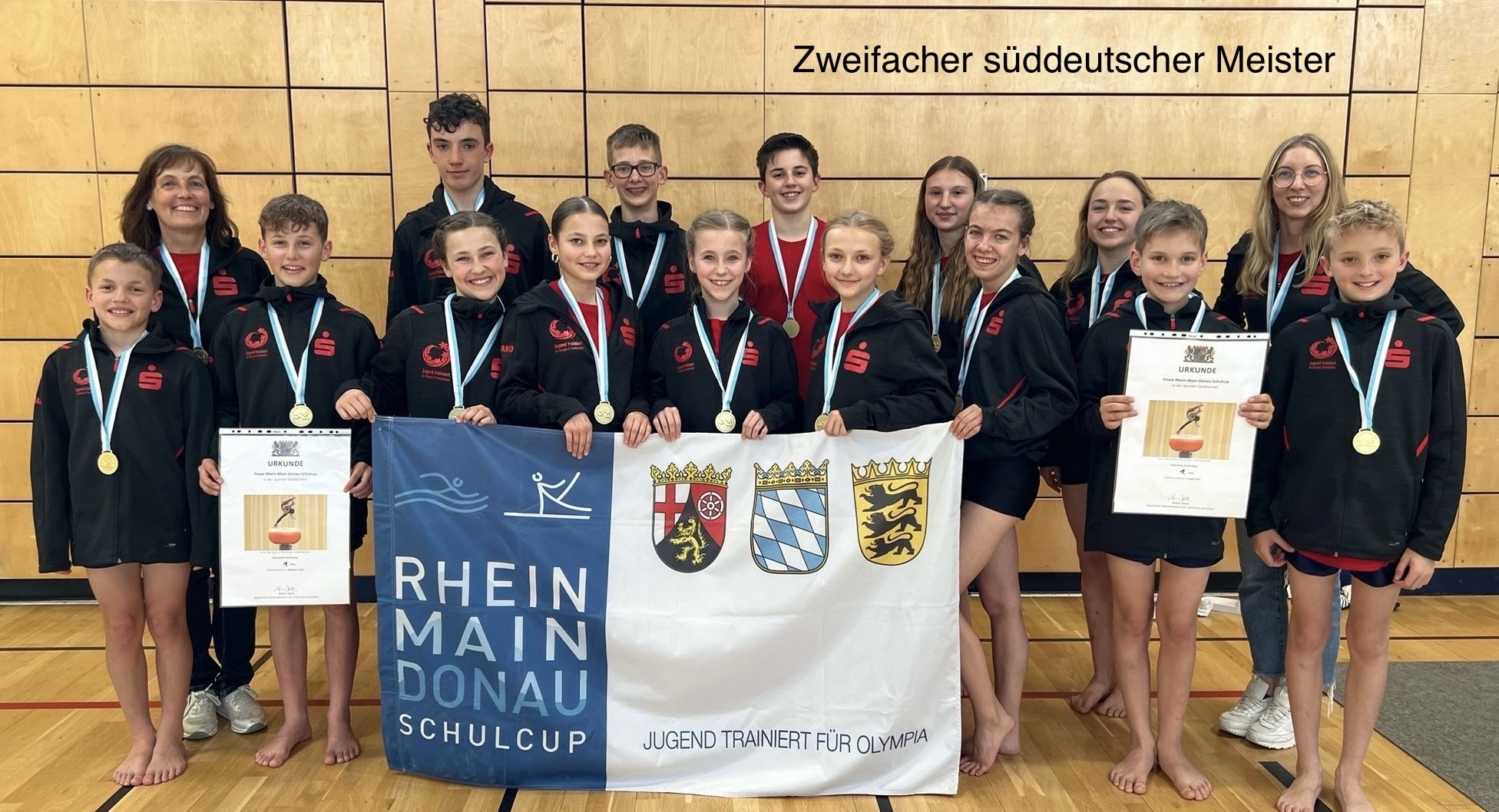 Read more about the article Sensationeller Erfolg des Schulzentrums Schömberg bei Jugend trainiert für Olympia – Turnen